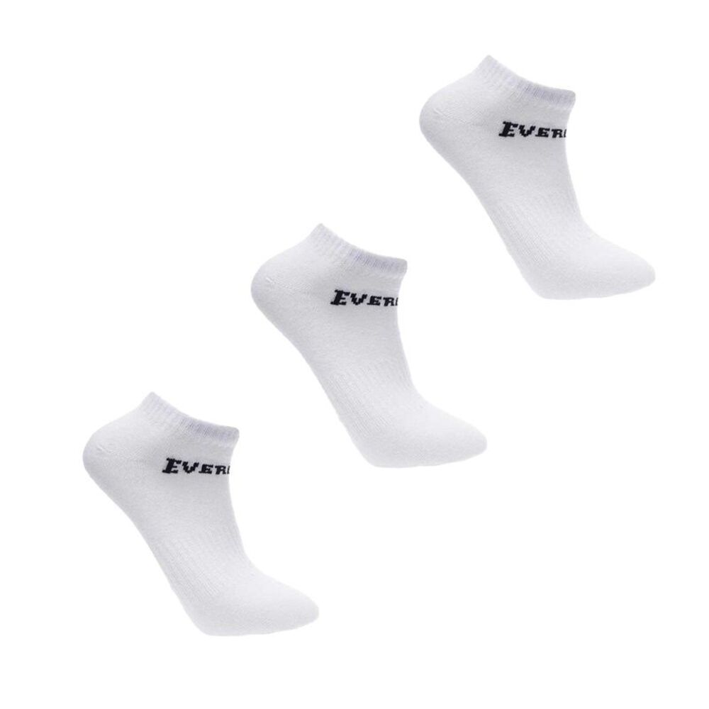 Everlast Childrens/Kids Trainer Socks (Pack of 3) / White